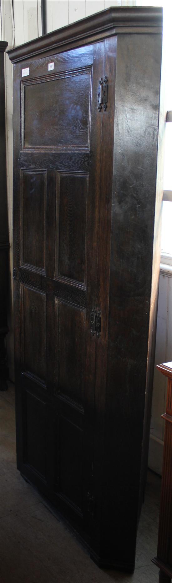 Maple & Co red walnut glazed bookcase